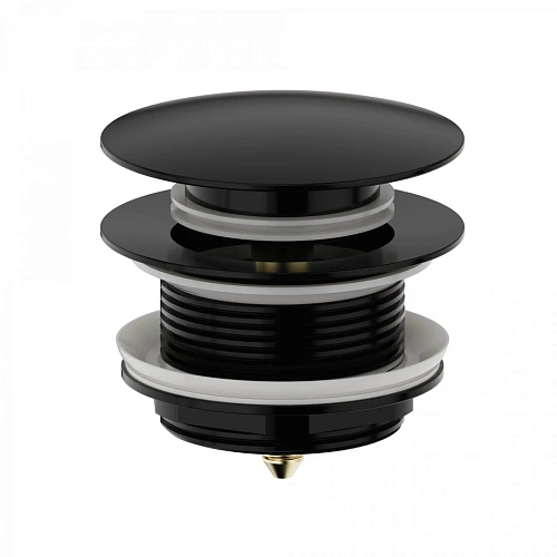 Донный клапан Wonzon & Woghand для ванны, черный матовый (WW-SS105-MB) Донный клапан Wonzon & Woghand для ванны, черный матовый (WW-SS105-MB)