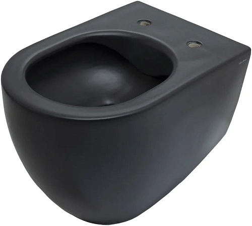 Унитаз подвесной Allen Brau Reality 4.32006.31 с крышкой, черный матовый Унитаз подвесной Allen Brau Reality 4.32006.31 с крышкой, черный матовый