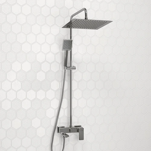 Душевая система WasserKRAFT A177.118.141.010.CH хром Душевая система WasserKRAFT A177.118.141.010.CH хром