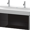 Тумба под раковину Duravit XSquare XS416304040 подвесная 98 см черный глянцевый Тумба под раковину Duravit XSquare XS416304040 подвесная 98 см черный глянцевый