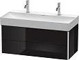 Тумба под раковину Duravit XSquare XS416304040 подвесная 98 см черный глянцевый Тумба под раковину Duravit XSquare XS416304040 подвесная 98 см черный глянцевый
