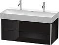 Тумба под раковину Duravit XSquare XS416304040 подвесная 98 см черный глянцевый Тумба под раковину Duravit XSquare XS416304040 подвесная 98 см черный глянцевый