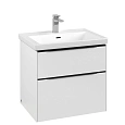 Тумба под раковину Villeroy & Boch Subway 3.0 с подсветкой Pure White / Pure White C576L1VF Тумба под раковину Villeroy & Boch Subway 3.0 с подсветкой Pure White / Pure White C576L1VF