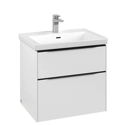 Тумба под раковину Villeroy & Boch Subway 3.0 с подсветкой Pure White / Pure White C576L1VF Тумба под раковину Villeroy & Boch Subway 3.0 с подсветкой Pure White / Pure White C576L1VF