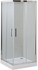 Картинка анонса товара «душевой уголок aquanet delta cube npe1142 100x100, прозрачное стекло»