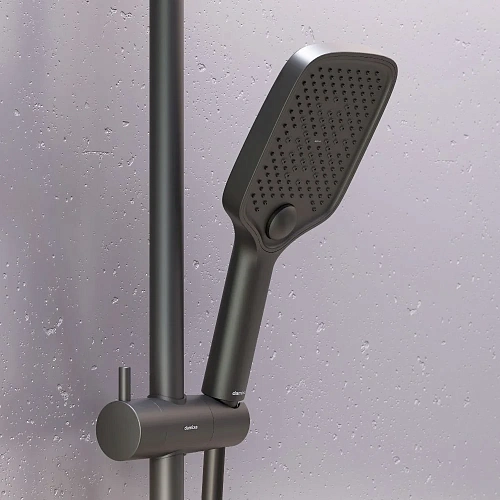 Душевая лейка Damixa Gala 953020300 квадрат 3 функции, черный Душевая лейка Damixa Gala 953020300 квадрат 3 функции, черный