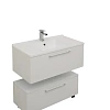 Тумба под раковину De Aqua Квадро-2 80 белый (подкатная 1 ящик) 00185588 Тумба под раковину De Aqua Квадро-2 80 белый (подкатная 1 ящик) 00185588
