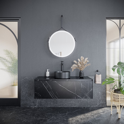Тумба под раковину Sancos Stone ST120NM nero marquina Тумба под раковину Sancos Stone ST120NM nero marquina