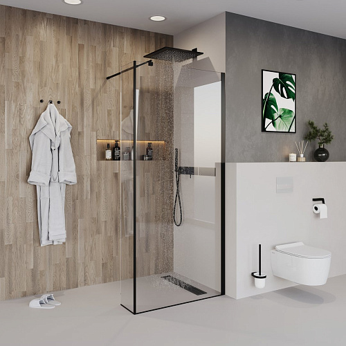 Душевая перегородка Niagara Nova NG-684-11BLACK (110x195) Душевая перегородка Niagara Nova NG-684-11BLACK (110x195)