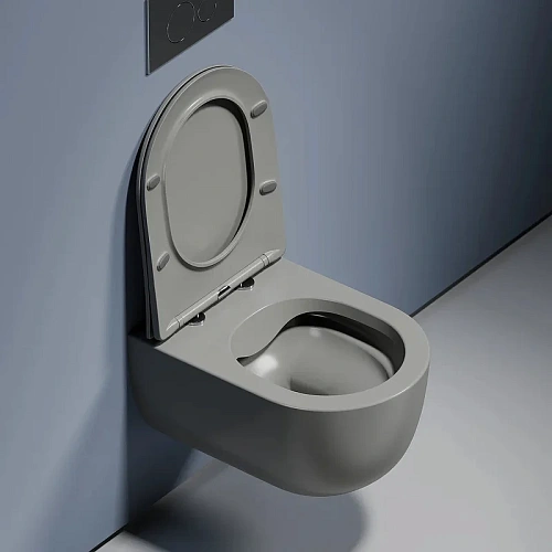 Унитаз подвесной Ceramica Nova MODENA CN6063MH Антрацит матовый Унитаз подвесной Ceramica Nova MODENA CN6063MH Антрацит матовый