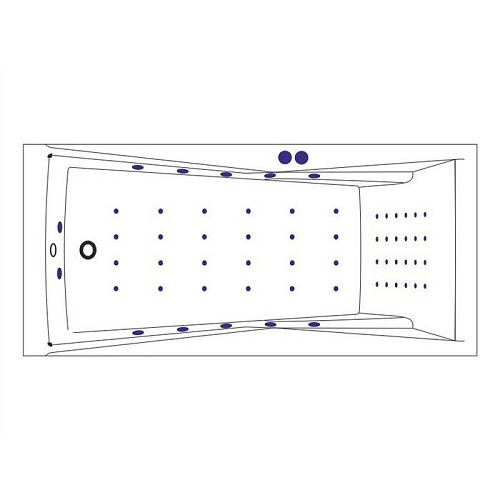 Акриловая ванна EXCELLENT Palace 170x75 NANO хром WAEX.PAL17.NANO Акриловая ванна EXCELLENT Palace 170x75 NANO хром WAEX.PAL17.NANO