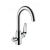 Смеситель для кухни Hansgrohe 220, с запорным вентилем, 1jet 71803000, хром Смеситель для кухни Hansgrohe 220, с запорным вентилем, 1jet 71803000, хром