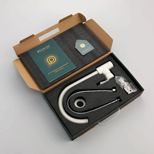 Смеситель для кухни Splenka S201.40.08, белый Смеситель для кухни Splenka S201.40.08, белый