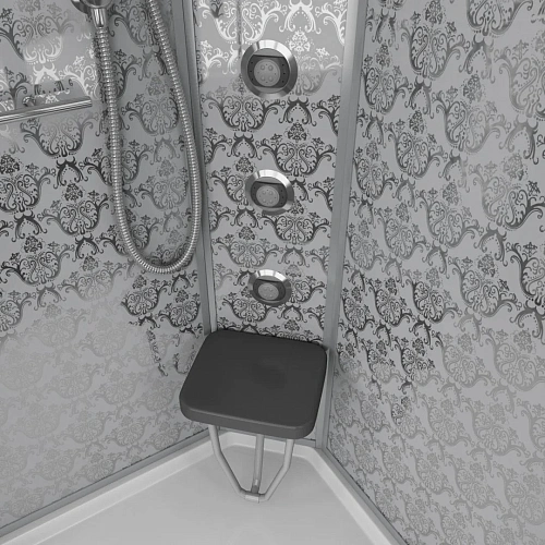 Душевая кабина Niagara Luxe NG-7715W (900x900х2150) низкий поддон стенки белые Душевая кабина Niagara Luxe NG-7715W (900x900х2150) низкий поддон стенки белые