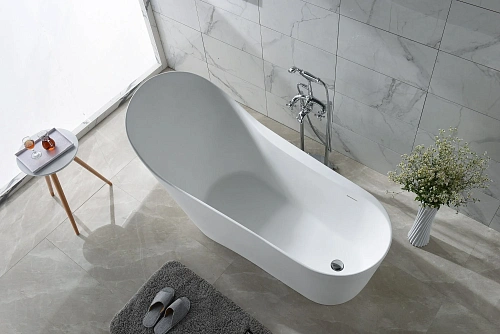 Ванна из искусственного камня Timo solid KIRSTI1785L (1785x760x838) Ванна из искусственного камня Timo solid KIRSTI1785L (1785x760x838)