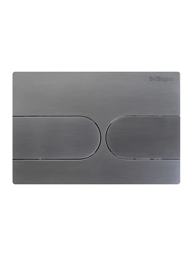Клавиша смыва BelBagno BB-11-GM оружейная сталь Клавиша смыва BelBagno BB-11-GM оружейная сталь