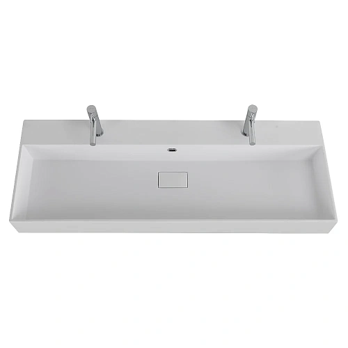 Раковина CEZARES 50314 Bianco opaco белый матовый 1210x450 искусственный камень solid surface Раковина CEZARES 50314 Bianco opaco белый матовый 1210x450 искусственный камень solid surface