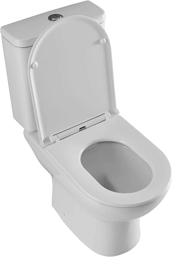 Чаша напольного унитаза Aquanet Ray-C с крышкой микролифт Чаша напольного унитаза Aquanet Ray-C с крышкой микролифт
