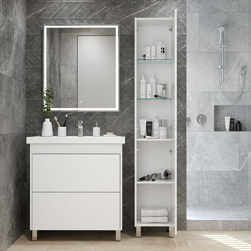 Шкаф-пенал BRIZ Риччи п-35 правый 360 04-00035-00 02 БЕЛ белый Шкаф-пенал BRIZ Риччи п-35 правый 360 04-00035-00 02 БЕЛ белый