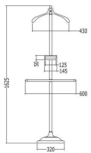 Полотенцедержатель Devon&Devon Single SL11CR, хром Полотенцедержатель Devon&Devon Single SL11CR, хром