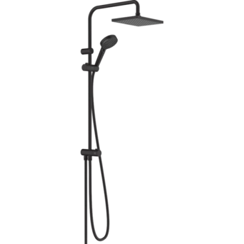Душевая стойка Hansgrohe Vernis Shape 26289670 Showerpipe 230 1jet Reno EcoSmart черный Душевая стойка Hansgrohe Vernis Shape 26289670 Showerpipe 230 1jet Reno EcoSmart черный