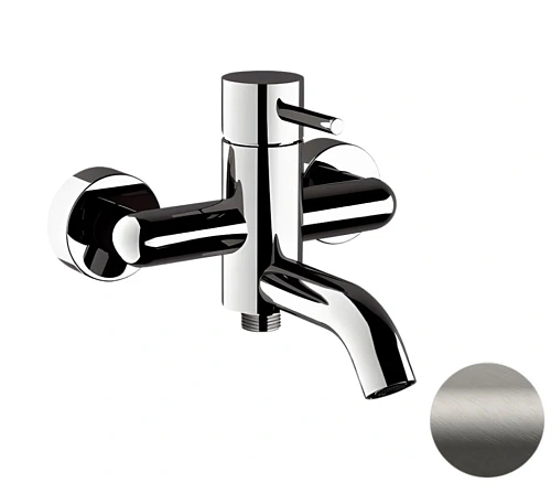 Смеситель для ванны Remer X Style X05NPO, никель матовый брашированный Смеситель для ванны Remer X Style X05NPO, никель матовый брашированный