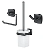 Комплект аксессуаров AM.PM Gem AK90T2003B для зоны туалета, черный