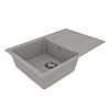 Кухонная мойка Lemark IMANDRA 760 врезная из кварцгранита, с крылом, грей 9910027 Кухонная мойка Lemark IMANDRA 760 врезная из кварцгранита, с крылом, грей 9910027