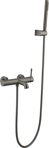Смеситель для ванны Boheme Uno 463-GM Gunmetal Смеситель для ванны Boheme Uno 463-GM Gunmetal