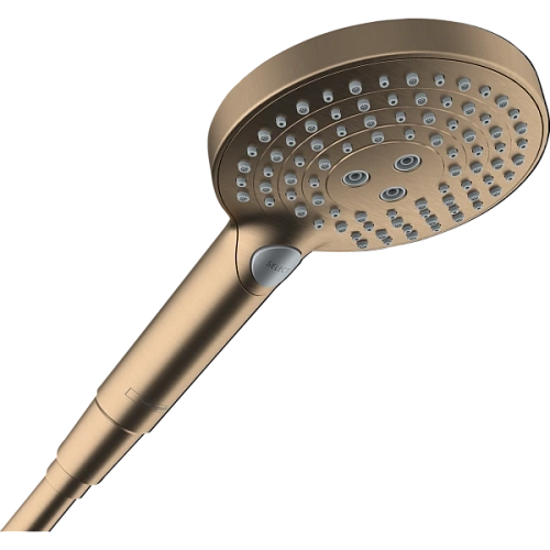Душевая лейка Hansgrohe Raindance Select S 120 3jet 26014140, шлифованная бронза Душевая лейка Hansgrohe Raindance Select S 120 3jet 26014140, шлифованная бронза