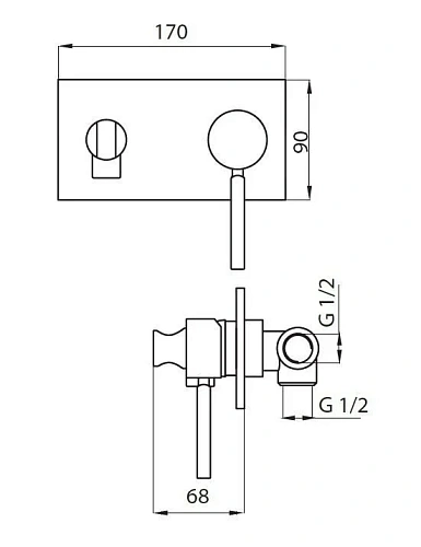 Гигиенический душ CEZARES APHRODITE-DIF-03/24-Bi Гигиенический душ CEZARES APHRODITE-DIF-03/24-Bi