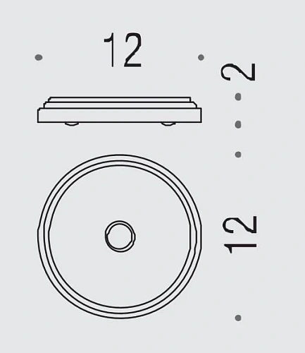 Мыльница Colombo Hermitage B3340.HPS настольная, PVD золото Мыльница Colombo Hermitage B3340.HPS настольная, PVD золото