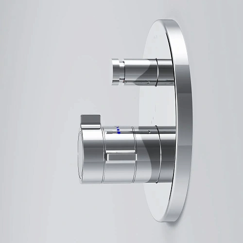 Смеситель для душа AM.PM X-Joy F85A45600 встраиваемый с термостатом на 2 потребителя, хром Смеситель для душа AM.PM X-Joy F85A45600 встраиваемый с термостатом на 2 потребителя, хром