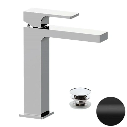 Смеситель для раковины Remer Absolute AU10ACCNO, черный матовый Смеситель для раковины Remer Absolute AU10ACCNO, черный матовый