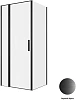 Душевой уголок Allen Brau Priority 90x80 3.31027.BBA + 3.31042.BBA черный браш