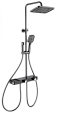 Душевая система Wonzon & Woghand с термостатом, темный графит (WW-B4161-BGG) Душевая система Wonzon & Woghand с термостатом, темный графит (WW-B4161-BGG)