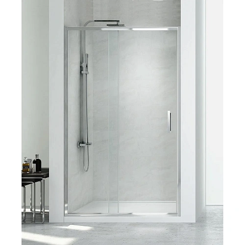 Душевая дверь NEW TRENDY NEW CORRINA 100x195 D-0089A (хром) Душевая дверь NEW TRENDY NEW CORRINA 100x195 D-0089A (хром)