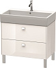 Картинка анонса товара «тумба под раковину duravit brioso br443502222 напольная 78 см белый глянцевый»