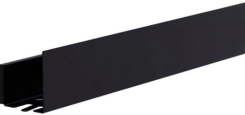 Полка Aquanet Магнум Н 50x12 черная матовая, с крючками 00341533 Полка Aquanet Магнум Н 50x12 черная матовая, с крючками 00341533
