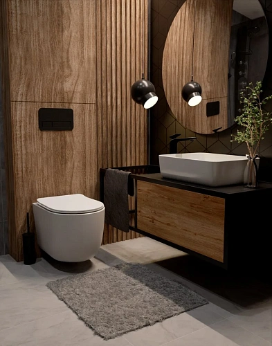 Смеситель для раковины AQUAme Como AQM6514MB Черный матовый Смеситель для раковины AQUAme Como AQM6514MB Черный матовый