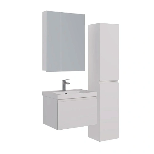 Тумба под раковину Lemark VEON MINI 60 см подвесная, белый LM02VM60T Тумба под раковину Lemark VEON MINI 60 см подвесная, белый LM02VM60T