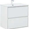 Тумба под раковину Aquanet Милан 70 белый глянец 00336368 подвесная Тумба под раковину Aquanet Милан 70 белый глянец 00336368 подвесная