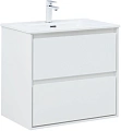 Тумба под раковину Aquanet Милан 70 белый глянец 00336368 подвесная Тумба под раковину Aquanet Милан 70 белый глянец 00336368 подвесная