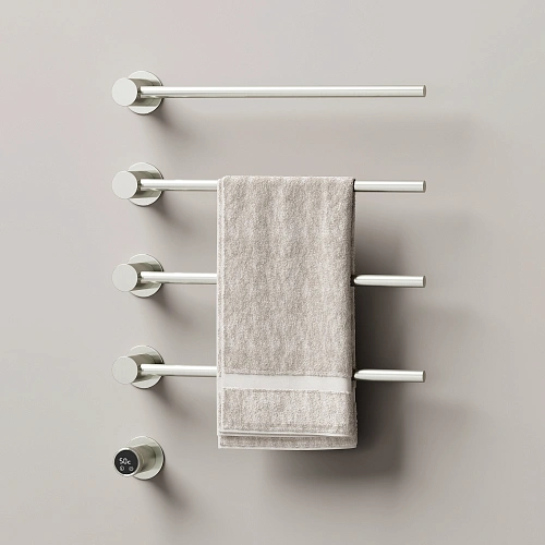 Полотенцесушитель электрический SANCOS Linea SC14001BN встраиваемый брашированный никель Полотенцесушитель электрический SANCOS Linea SC14001BN встраиваемый брашированный никель