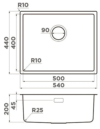 Кухонная мойка Omoikiri Tadzava 54-U/I-Ultra-IN нерж.сталь/нержавеющая сталь 4993800 Кухонная мойка Omoikiri Tadzava 54-U/I-Ultra-IN нерж.сталь/нержавеющая сталь 4993800