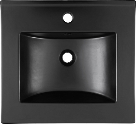 Раковина Aquanet Flat 50 черная матовая 00329252 Раковина Aquanet Flat 50 черная матовая 00329252