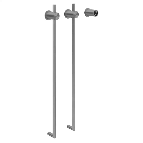 Полотенцесушитель электрический ABBER Charme AH4002BST сталь брашированная Полотенцесушитель электрический ABBER Charme AH4002BST сталь брашированная