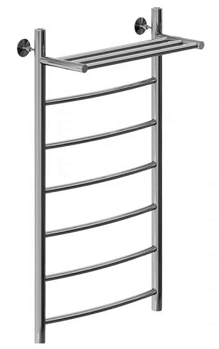 Полотенцесушитель водяной Aquanet Romeo с полкой 1000x500, с полкой, хром 00266730 Полотенцесушитель водяной Aquanet Romeo с полкой 1000x500, с полкой, хром 00266730