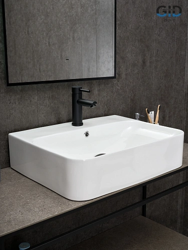 Раковина Gid N9258 51218 накладная белая 60x45x13 Раковина Gid N9258 51218 накладная белая 60x45x13