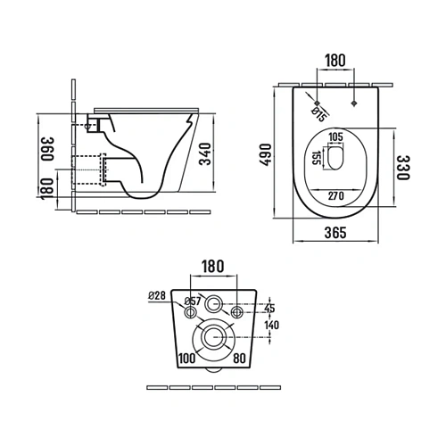 Унитаз подвесной Vincea Piatti VT1-11S, цвет белый, ультратонкое soft-close сиденье Унитаз подвесной Vincea Piatti VT1-11S, цвет белый, ультратонкое soft-close сиденье